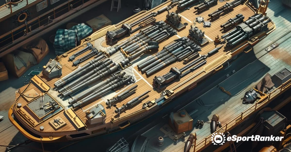 Làm chủ biển cả: Nâng cấp tàu và bản thiết kế vũ khí trong Skull and Bones